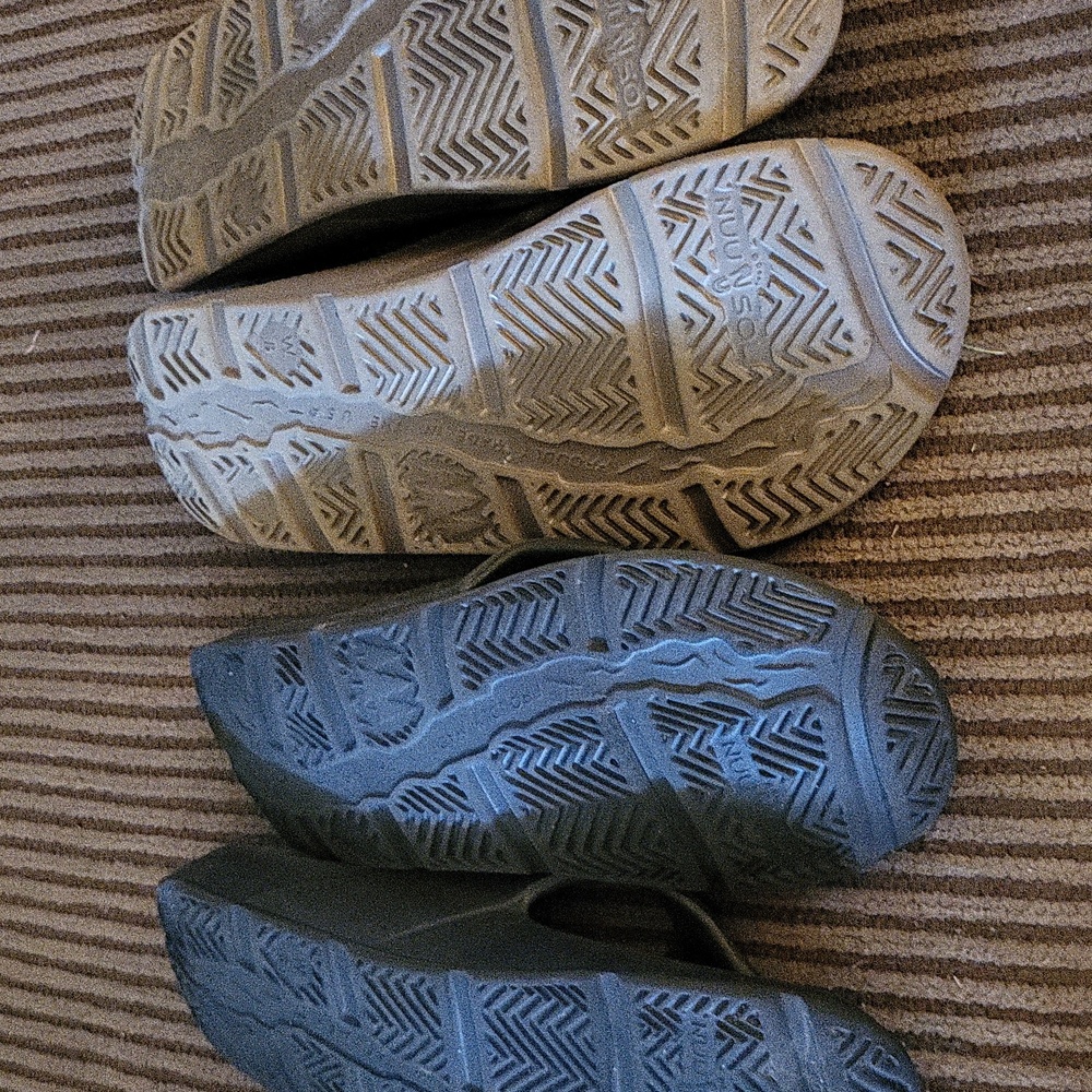 NuuSol Navy Black And Taupe Flip Flops Sandals Womens 7M - Picture 5 of 7